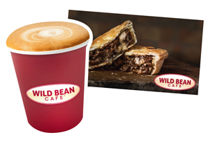 Compounds promo - free coffee or pie!