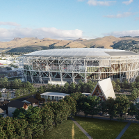 GIB® Plasterboard Shaping Christchurch Stadium Build