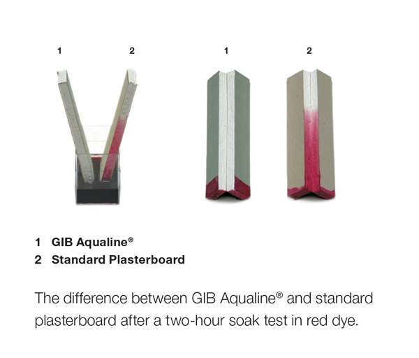 GIB Aqualine Dye test