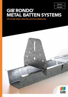Gib Rondo Metal Batten Systems Gib Gib Rondo Metal Batten Systems Gib