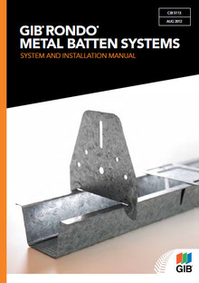 Gib Rondo Metal Batten Systems Gib