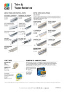 GIB® Plasterboard Trim and Tape Selector Chart